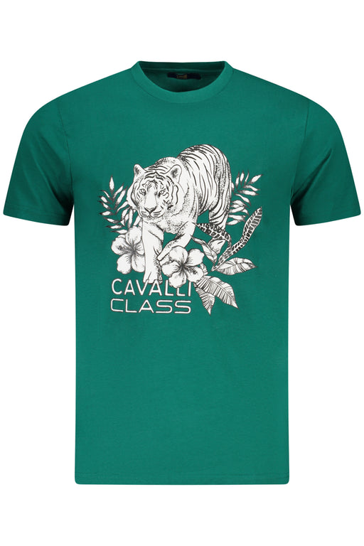 Cavalli Class Short Sleeve T-Shirt Men Green