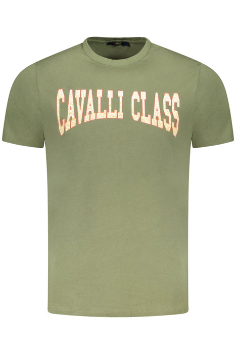 Cavalli Class Short Sleeve T-Shirt Men Green