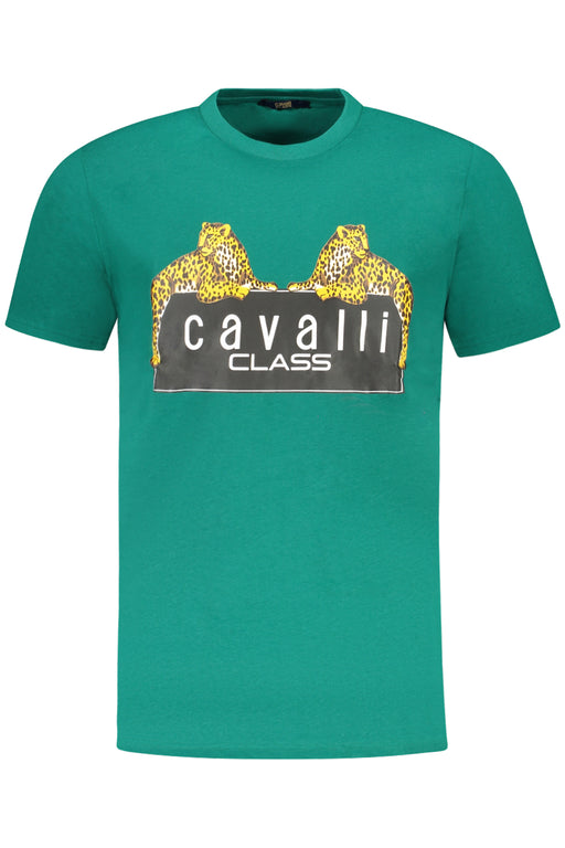 Cavalli Class Short Sleeve T-Shirt Men Green