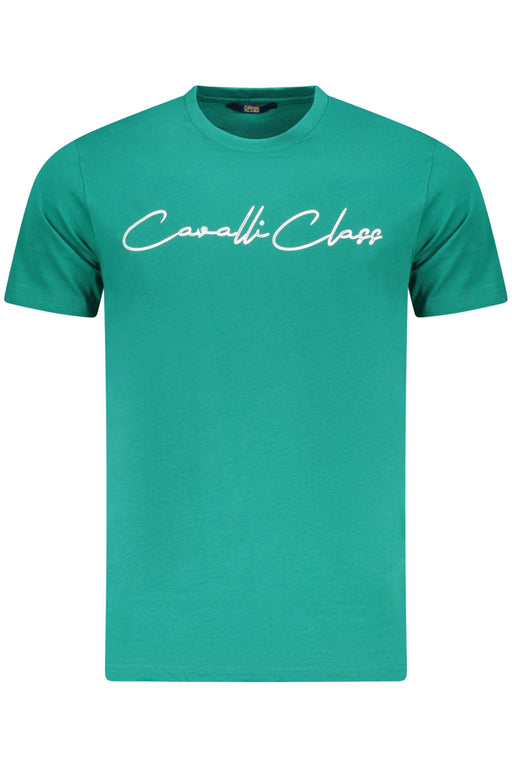 Cavalli Class Short Sleeve T-Shirt Men Green