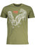 Cavalli Class Green Mens Short Sleeved T-Shirt