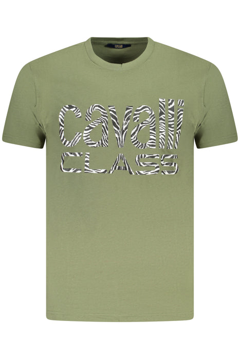 Cavalli Class Short Sleeve T-Shirt Men Green