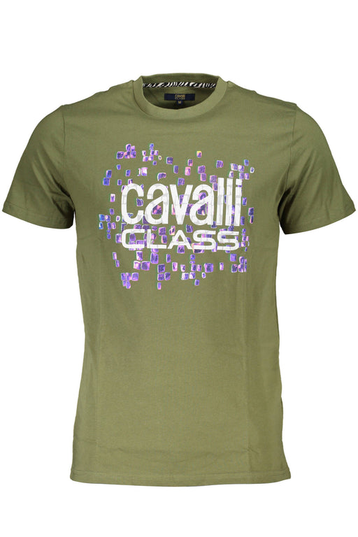 Cavalli Class Short Sleeve T-Shirt Men Green