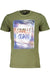 Cavalli Class Long Sleeve T-Shirt Mens Sleeve T-Shirt Green