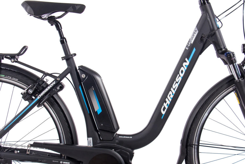 E-Cassiopea 28 Inch 50 cm Women 7SP Rim Brakes Matte black,