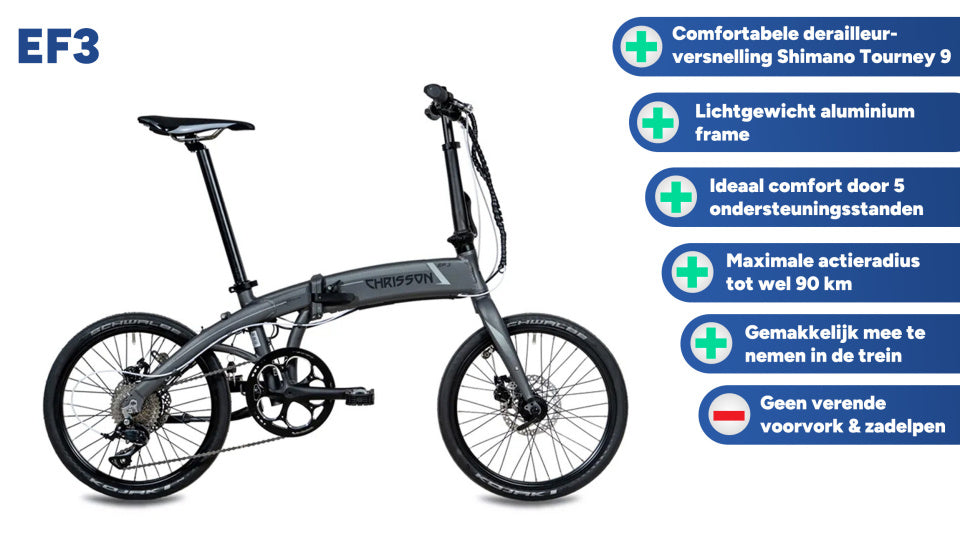 EF3 20 Inch 30 cm Unisex 9SP Mechanical disc brake Grey, Online σε Προσφορά Outlet Καταστήματος με μεγάλη έκπτωση και στην καλύτερη τιμή