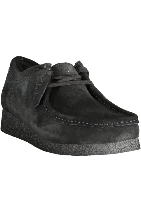 Clarks Mens Black Sports Shoes