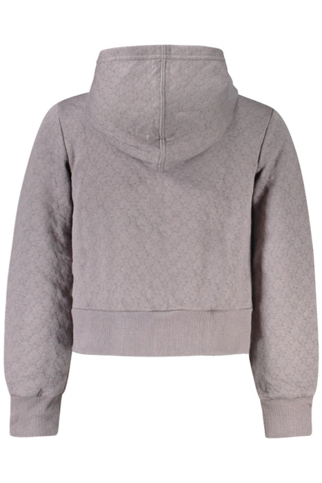 Converse Girls' Zip-Up Hoodie, Grey