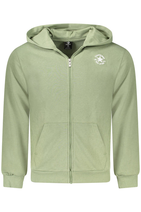 Converse Children'S Green Zip-Up Sweatshirt