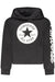 Converse Girls' Zip-Up Hoodie, Black