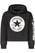 Converse Girls' Zip-Up Hoodie, Black