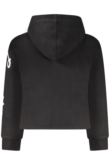 Converse Girls' Zip-Up Hoodie, Black