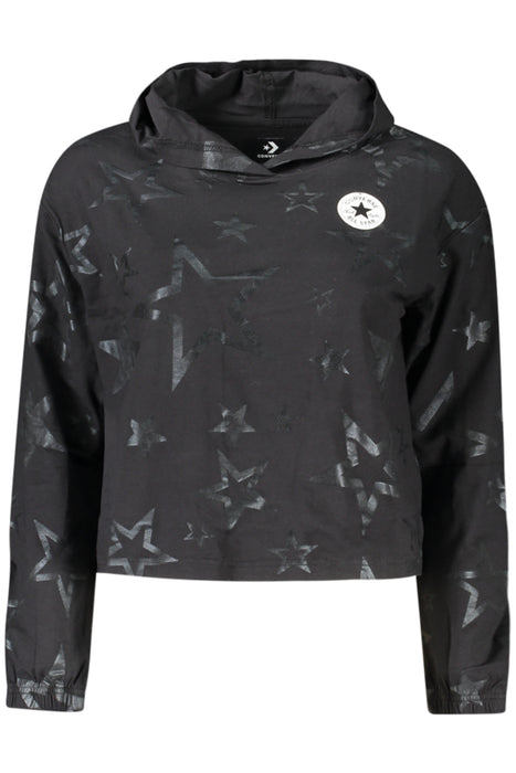 Converse Girls' Long-Sleeved T-Shirt, Black