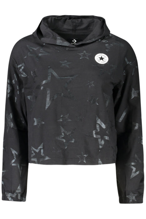 Converse Girls' Long-Sleeved T-Shirt, Black