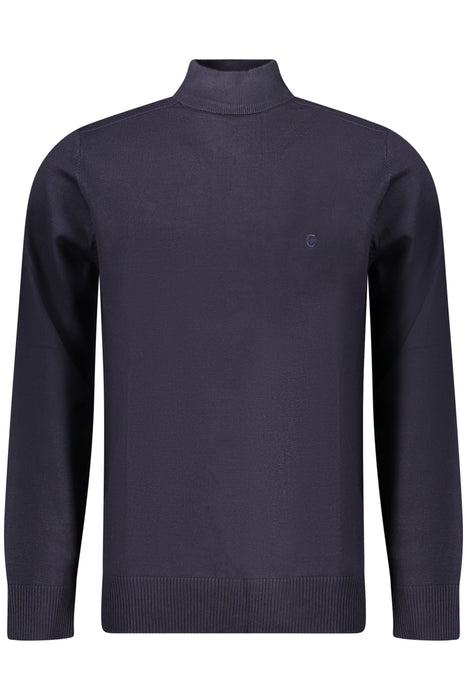 Coveri Moving Mens Blue Sweater