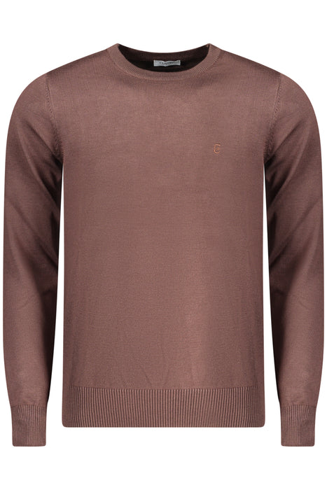 Coveri Moving Mens Brown Sweater