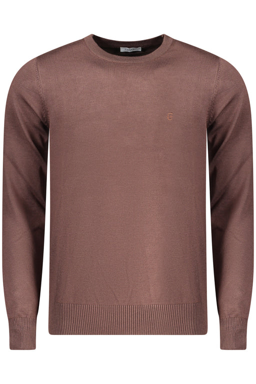 Coveri Moving Mens Brown Sweater