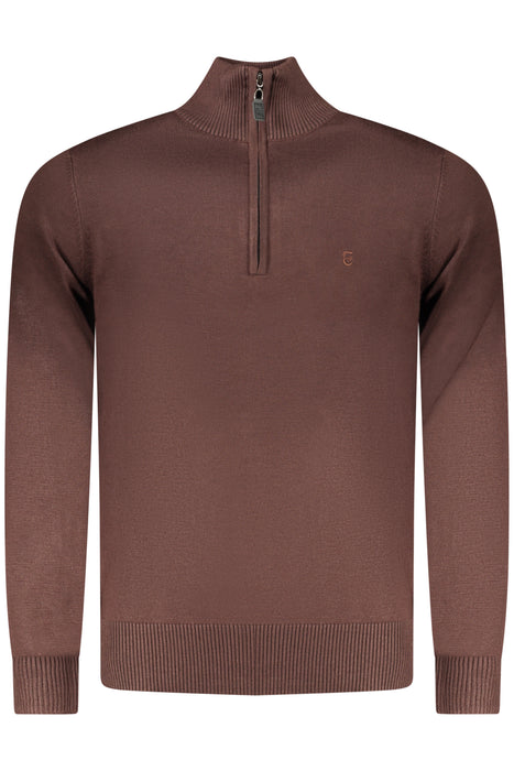 Coveri Moving Mens Brown Sweater