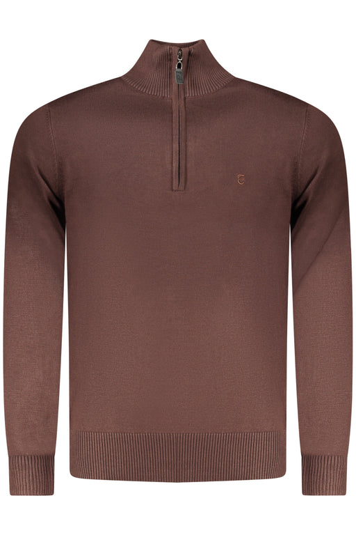 Coveri Moving Mens Brown Sweater