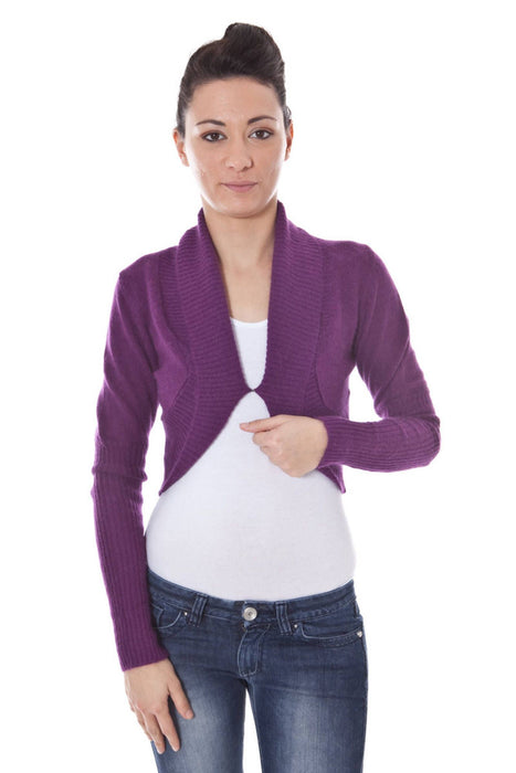 Datch Shrug Long Sleeves Purple Woman