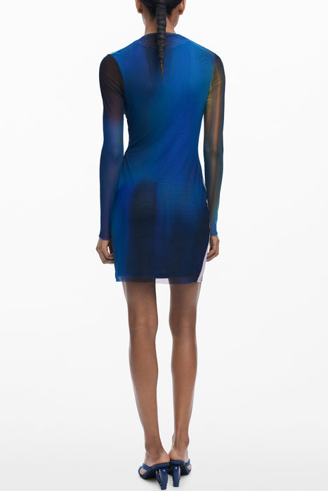 Desigual Short Dress For Women In Blue