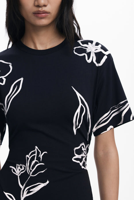 Desigual Womens Long Black Dress