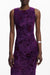 Desigual Womens Long Purple Dress