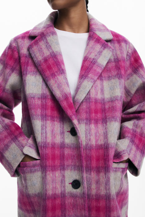 Desigual Womens Pink Coat