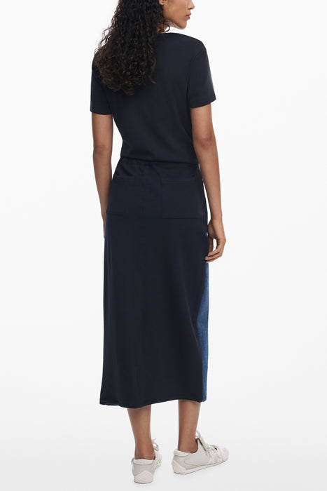 Desigual Womens Blue Longuette Skirt