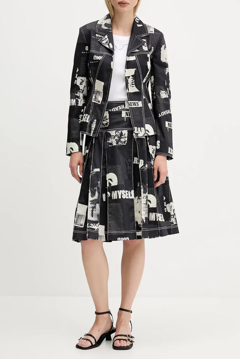 Desigual Womens Black Longuette Skirt