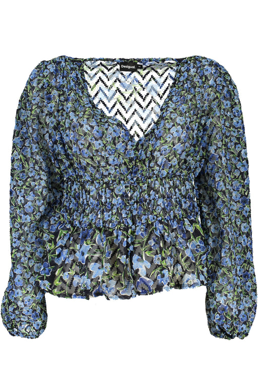 Desigual Womens Blue Sweater