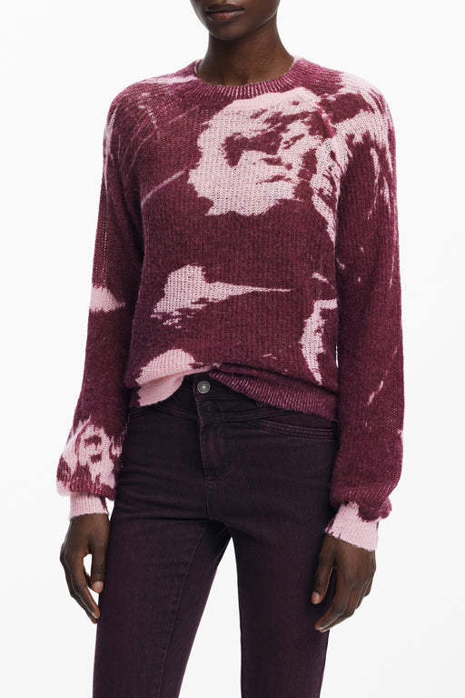 Desigual Womens Pink Sweater