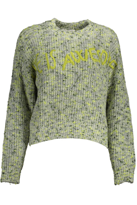 Desigual Green Woman Sweater