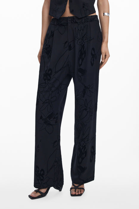 Desigual Womens Black Trousers