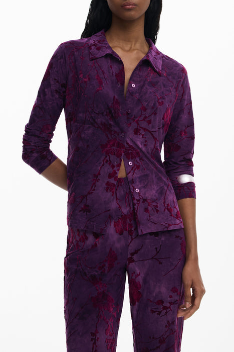 Desigual Womens Purple Trousers