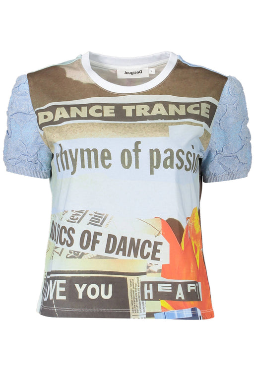 Desigual Short Sleeve T-Shirt Women Blue