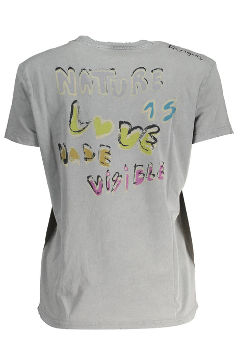 Desigual Short Sleeve T-Shirt Women Grey