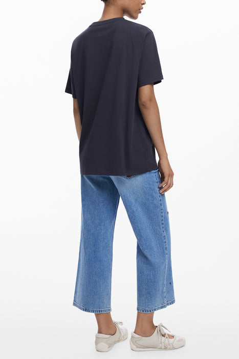 Desigual Womens Short-Sleeve T-Shirt Black