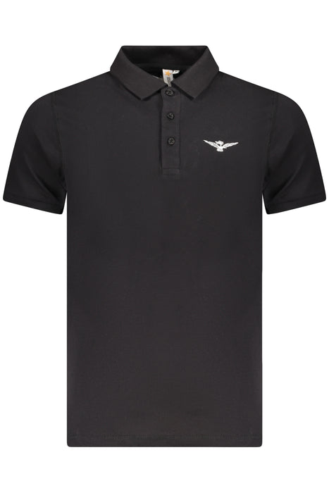 Army 1659 Black Mens Short Sleeve Polo