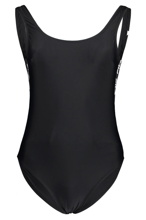 Fila Black Womens One-Piece Swimsuit