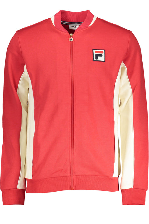 Fila Mens Red Zip Sweatshirt