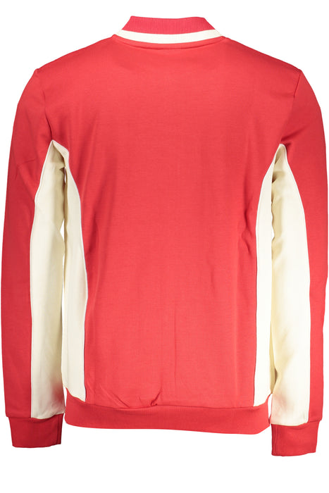 Fila Mens Red Zip Sweatshirt