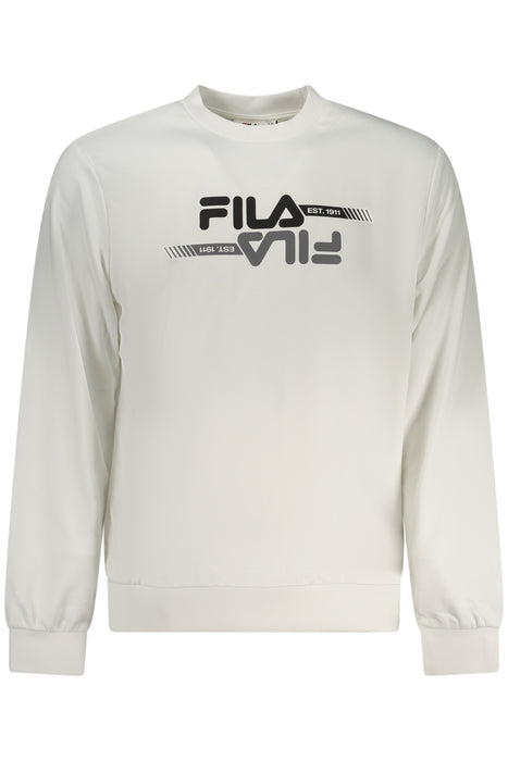 Fila Mens White Zip-Up Sweatshirt