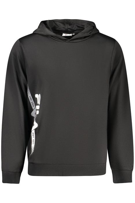 Fila Mens Black Zip-Up Sweatshirt