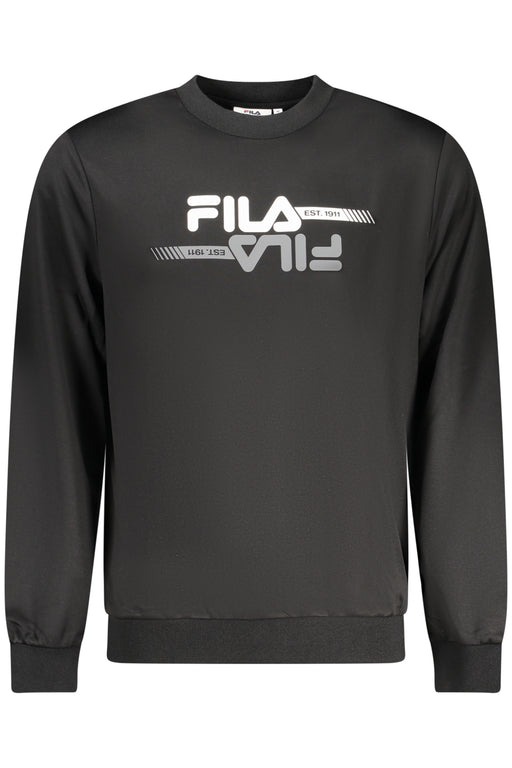 Fila Mens Black Zip-Up Sweatshirt