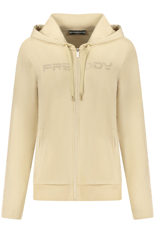 Freddy Womens Beige Zip-Up Sweatshirt