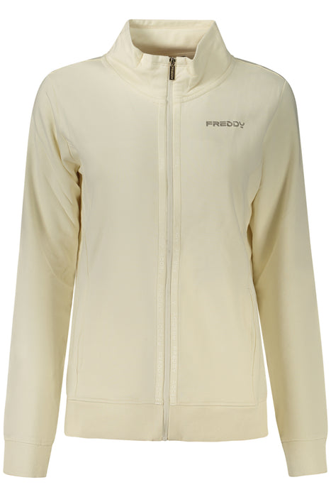 Freddy Womens White Zip-Up Sweatshirt