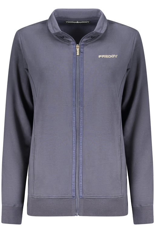 Freddy Womens Blue Zip-Up Sweatshirt