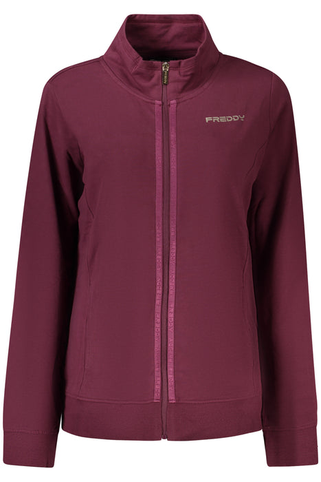Freddy Womens Purple Zip-Up Sweatshirt