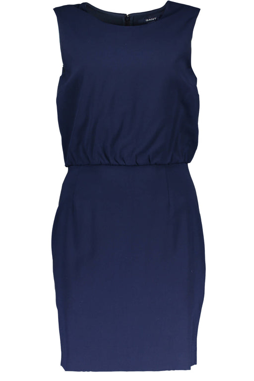 Gant Short Dress Woman Blue